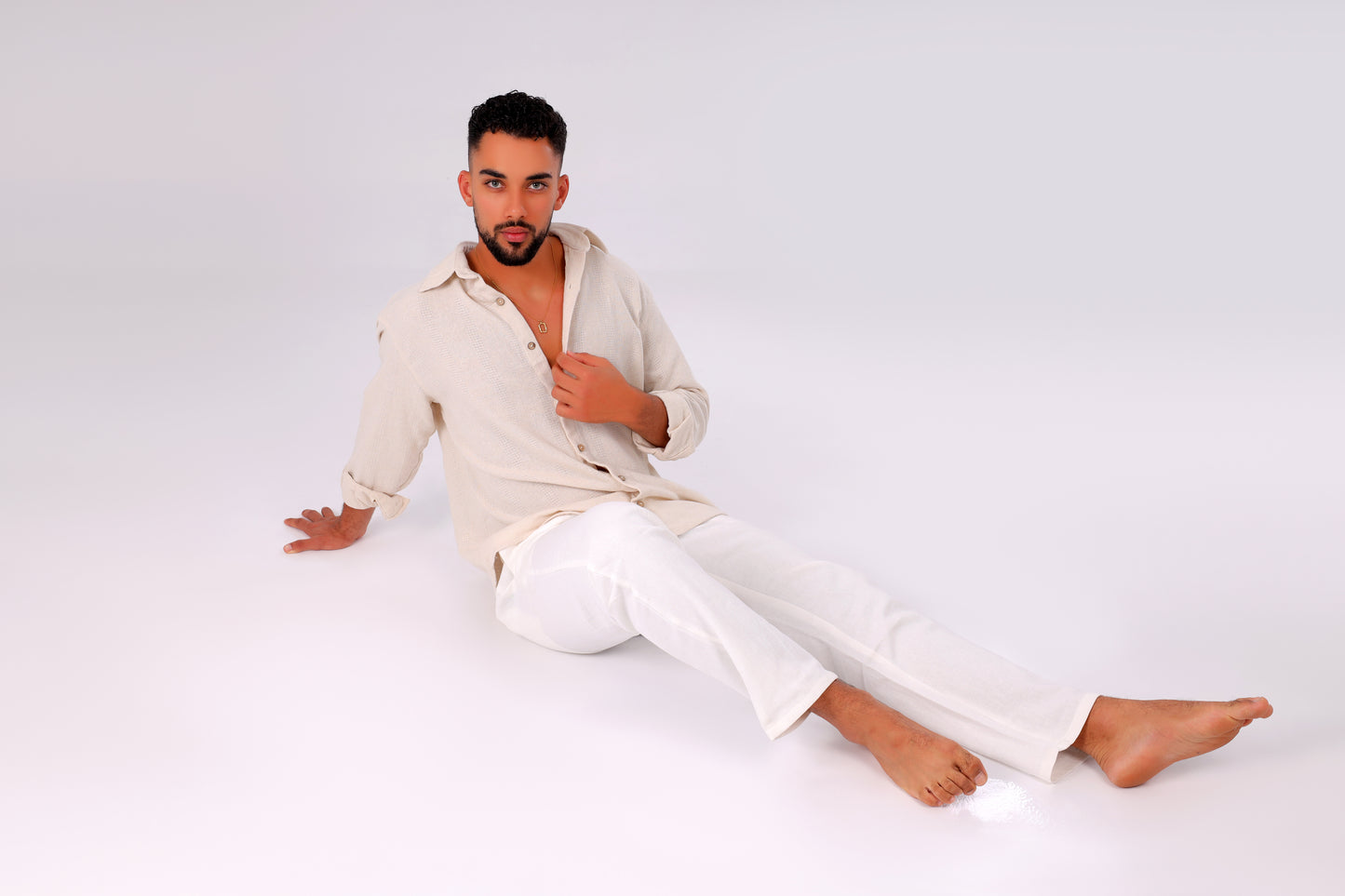 Island Flow Beige Shirt