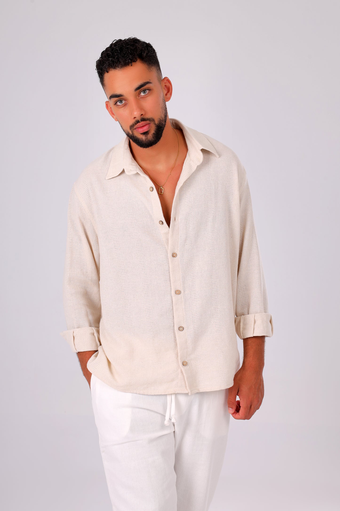 Island Flow Beige Shirt