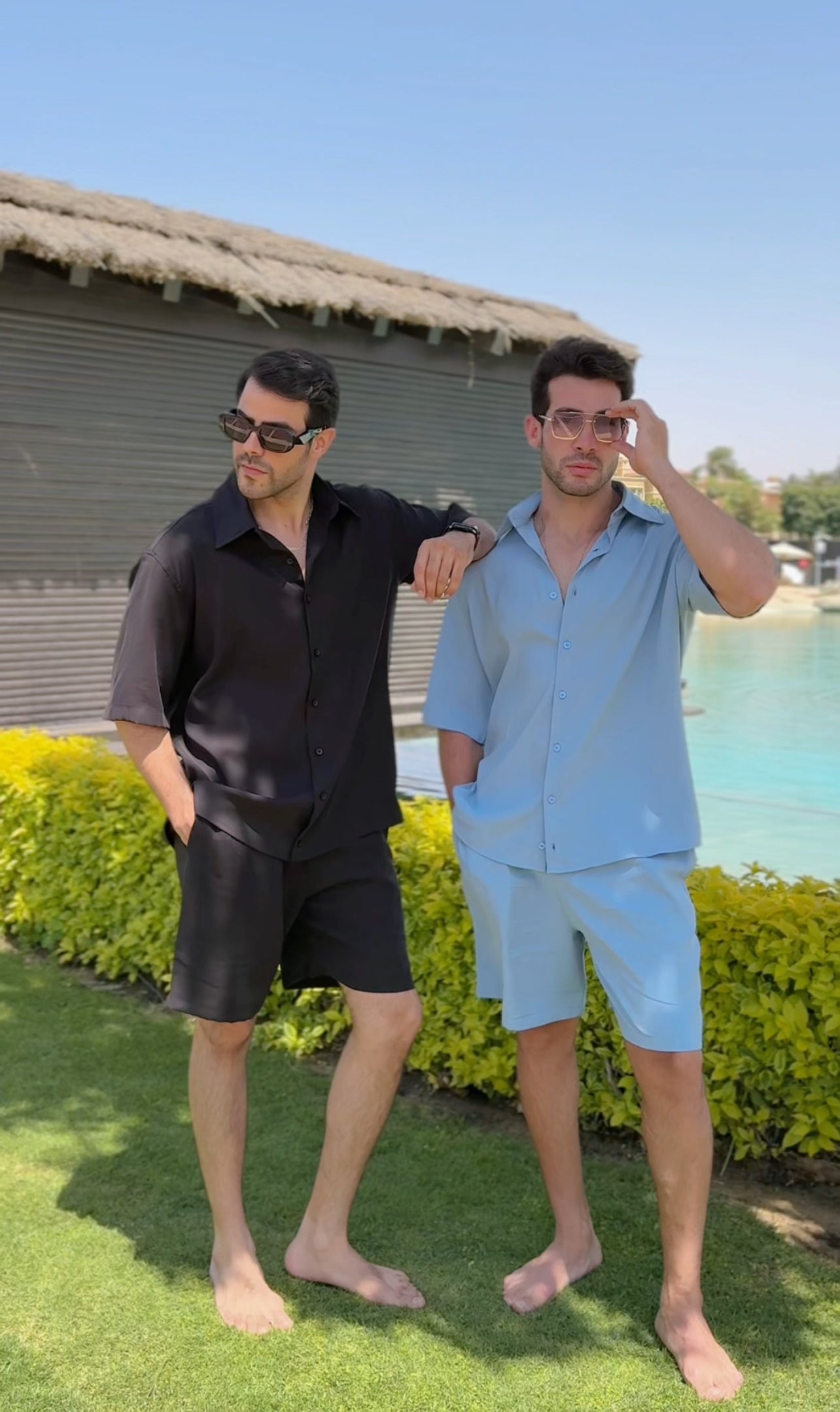 Coastal Black Shorts