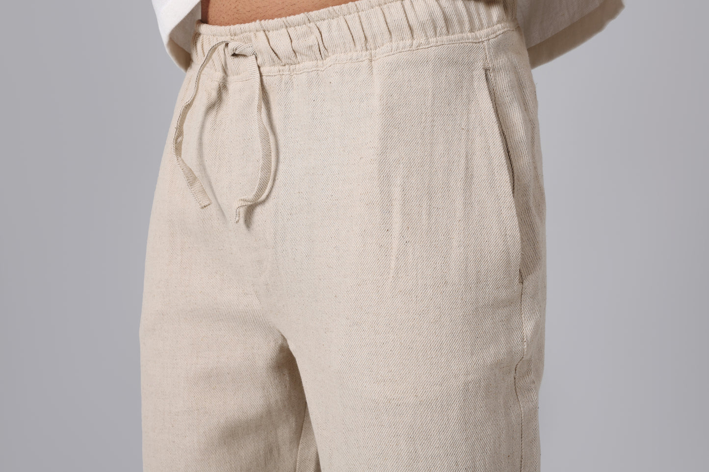 Laguna Beige Linen Pants