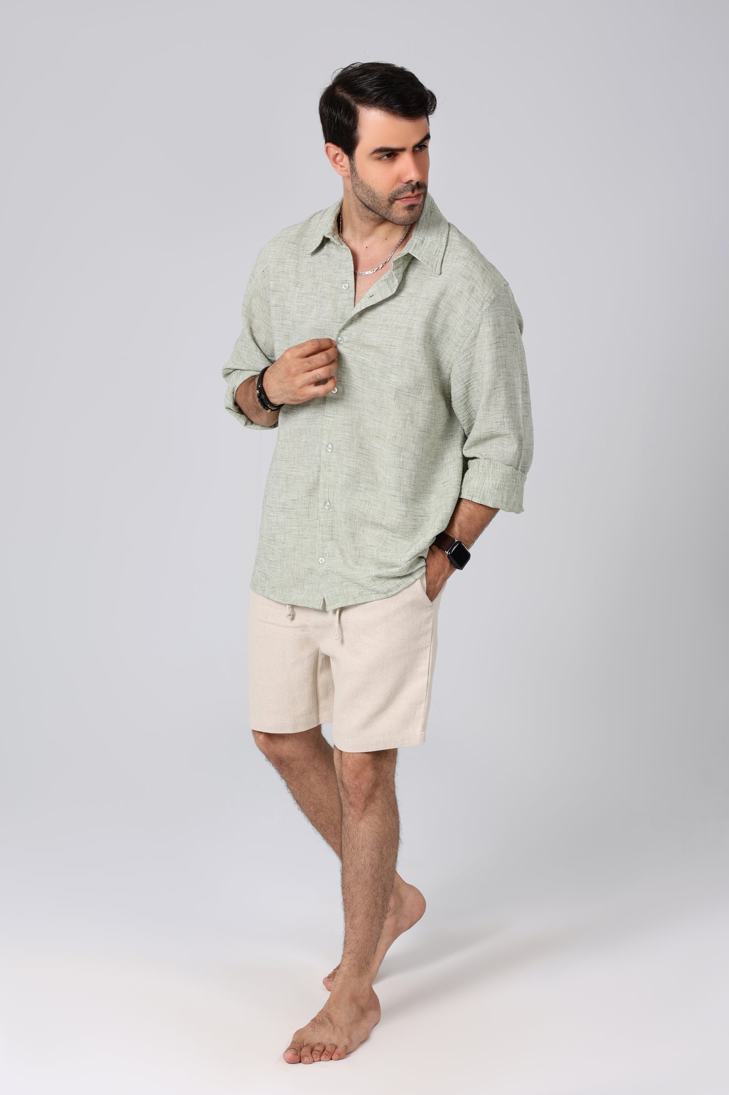 Seawind Mint Linen Shirt