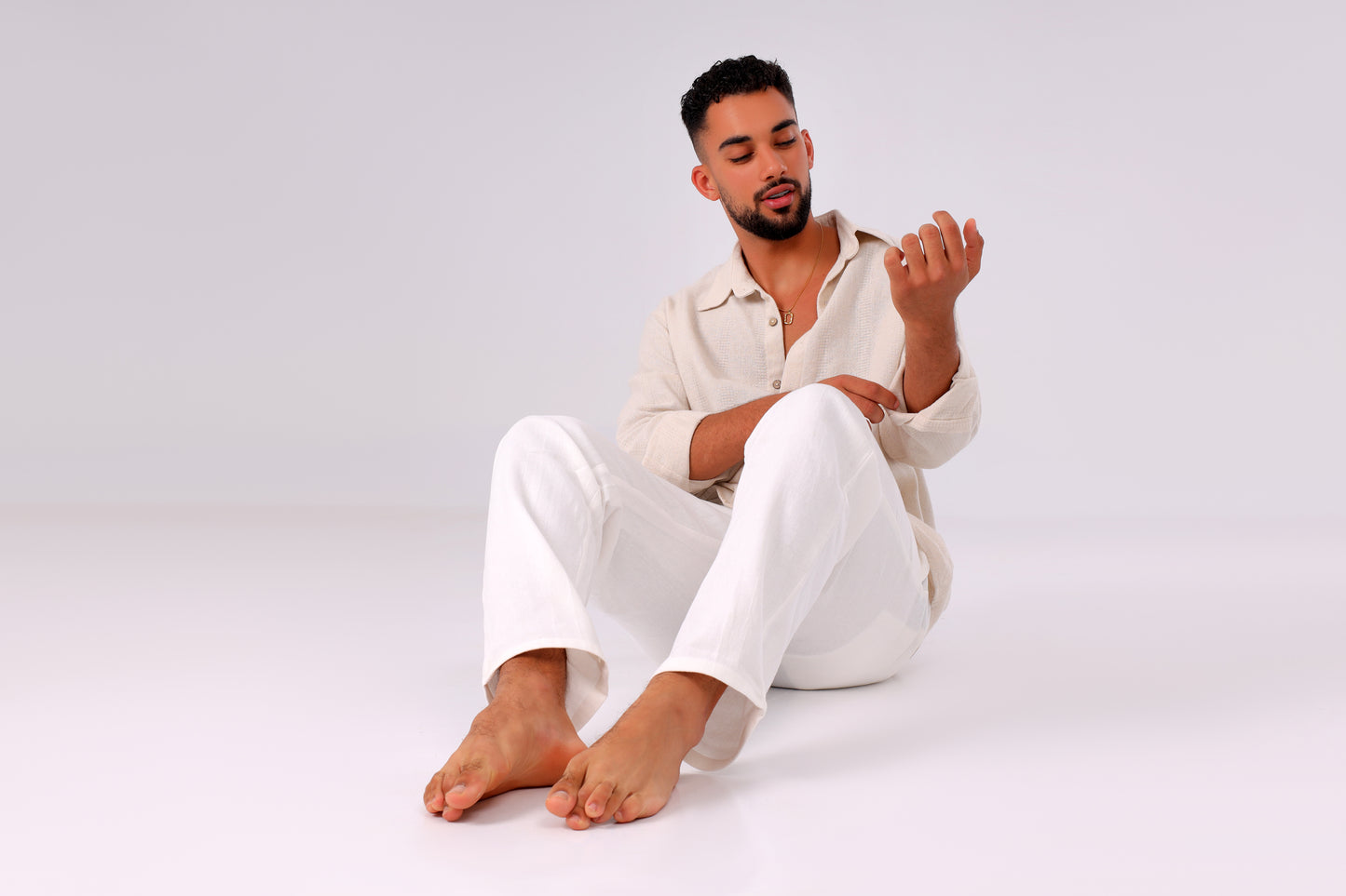 Island Flow Beige Shirt