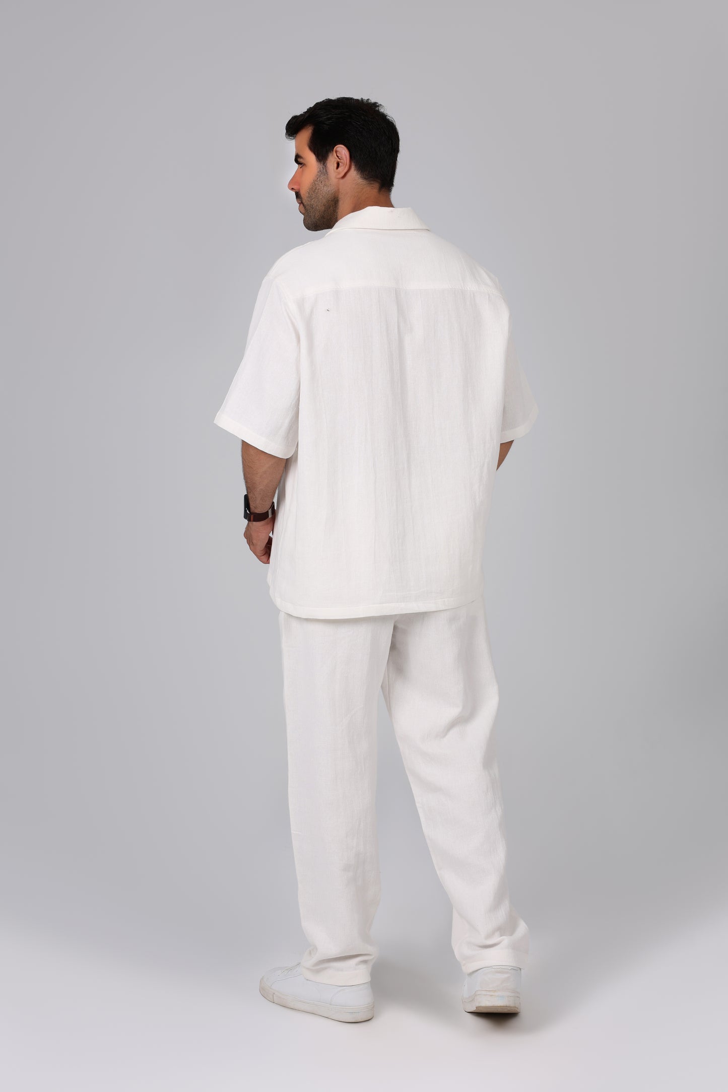 Laguna White Linen Pants