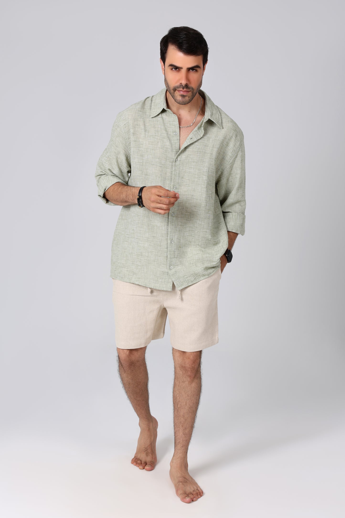 Seawind Mint Linen Shirt