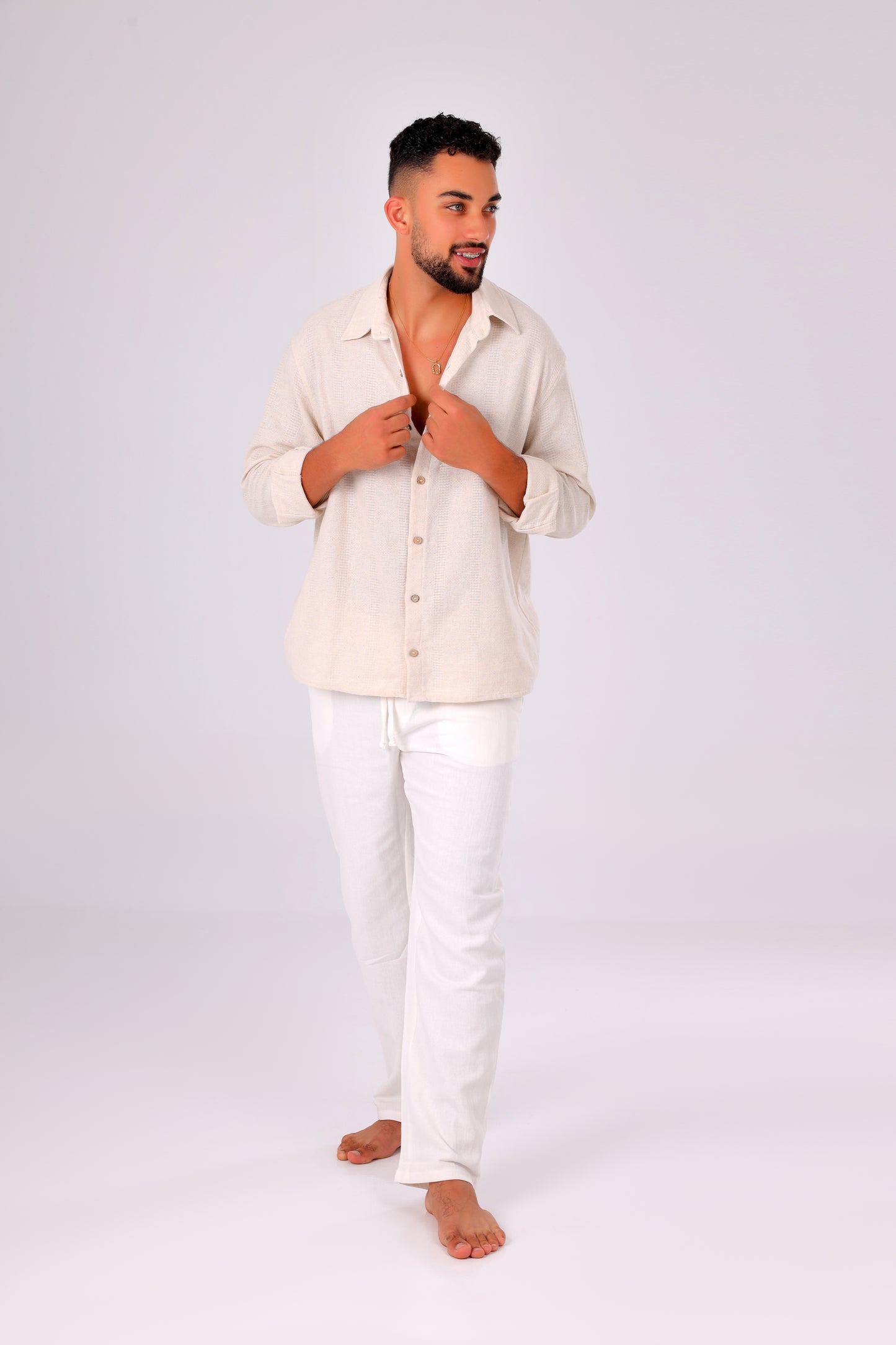 Island Flow Beige Shirt