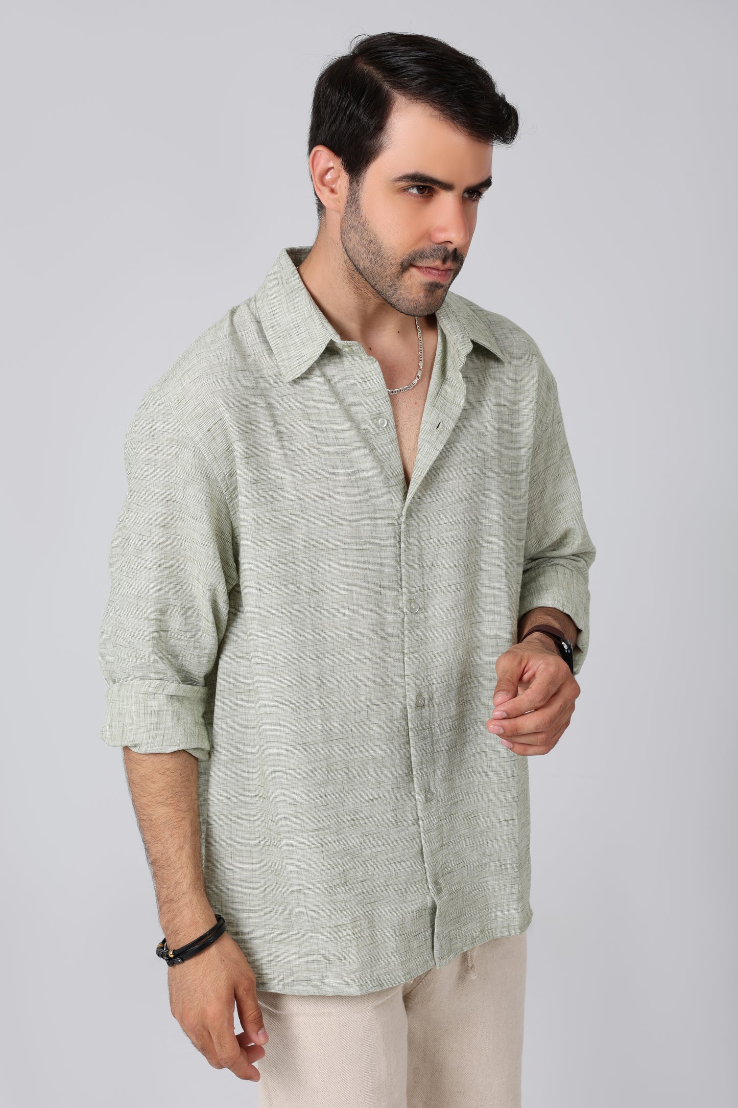 Seawind Mint Linen Shirt