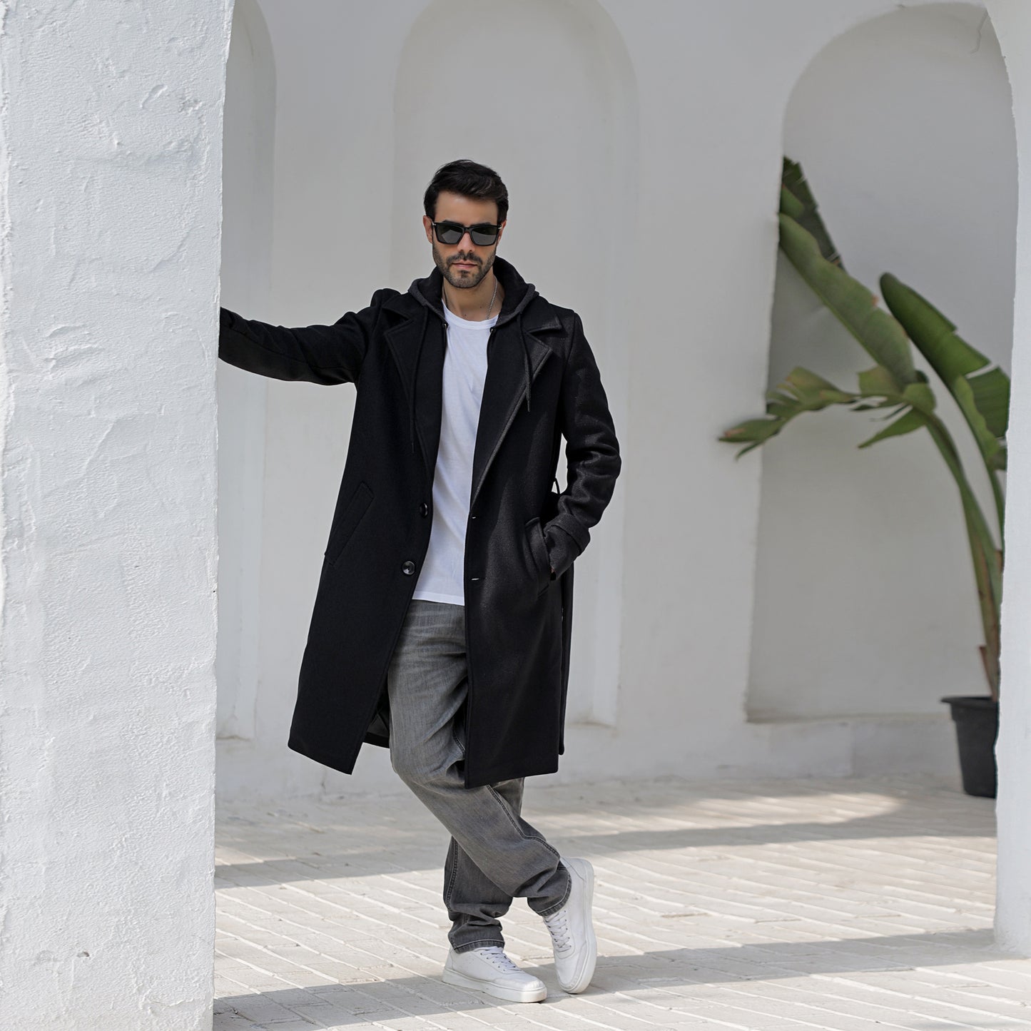 Black Woolen Coat
