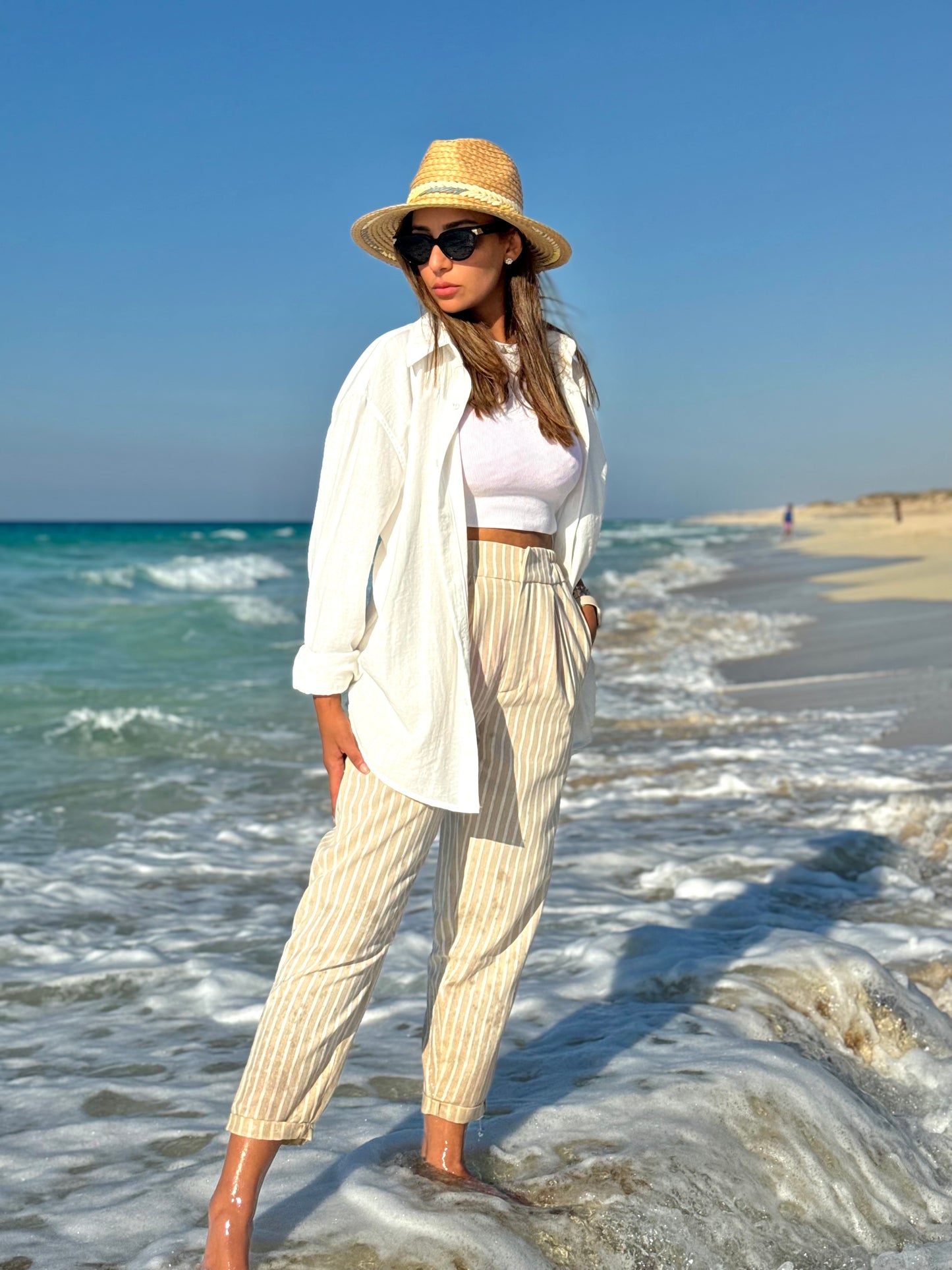 White Linen Shirt