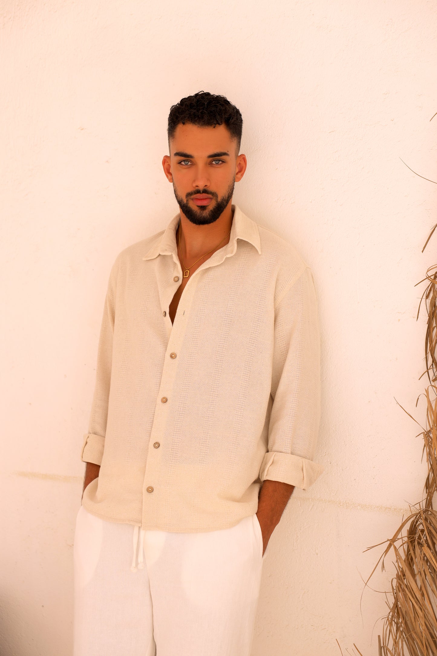 Island Flow Beige Shirt