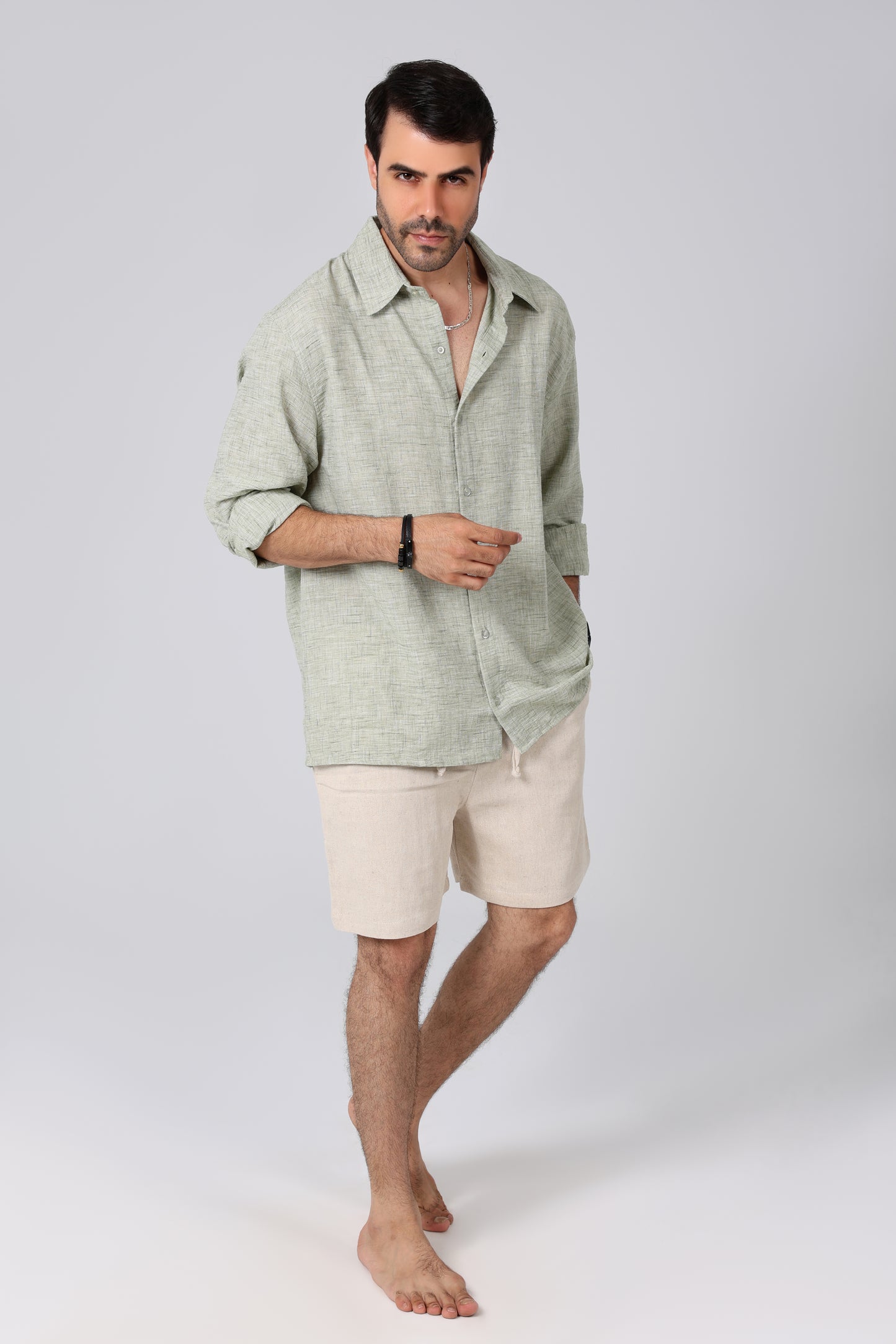 Seawind Mint Linen Shirt