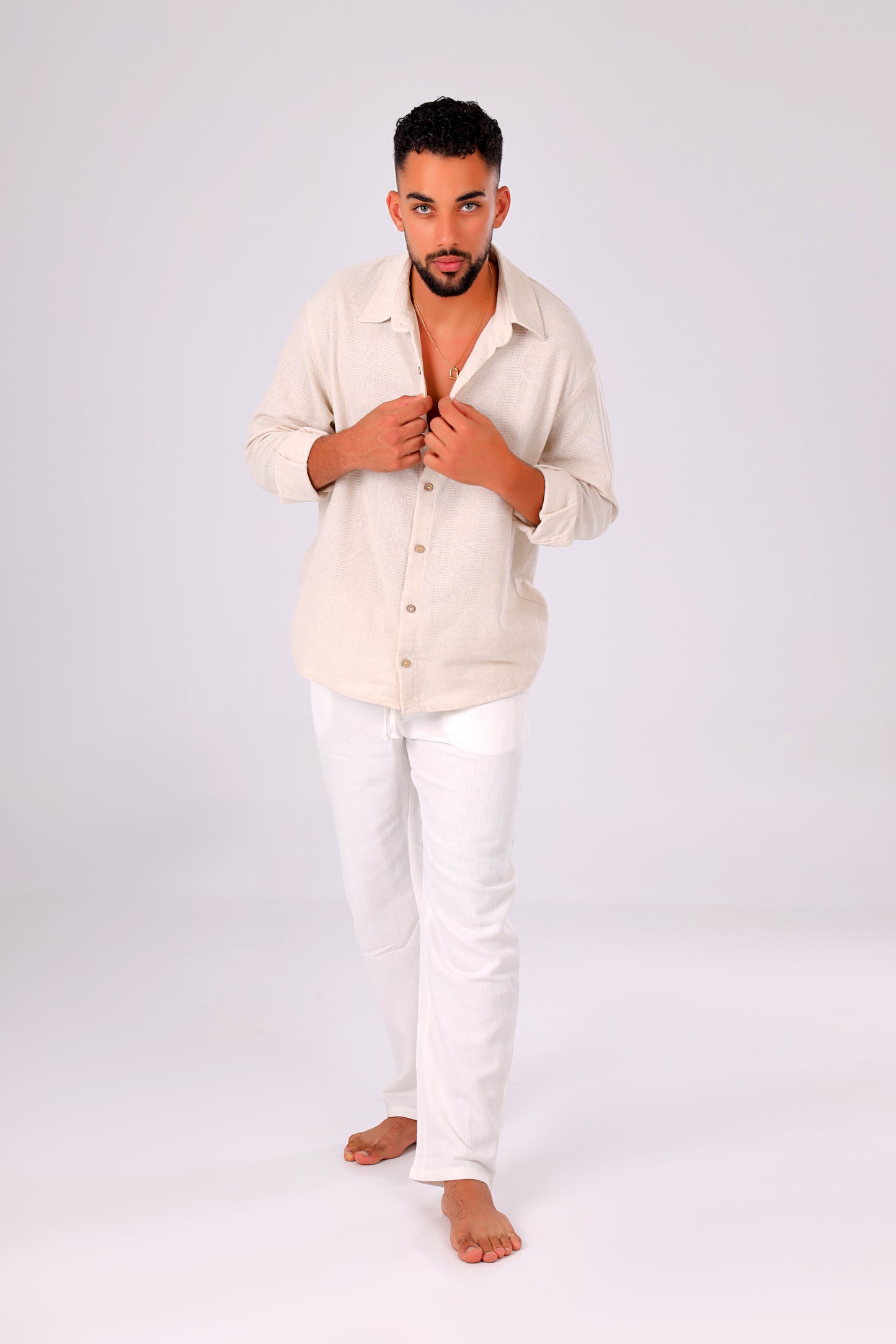 Island Flow Beige Shirt