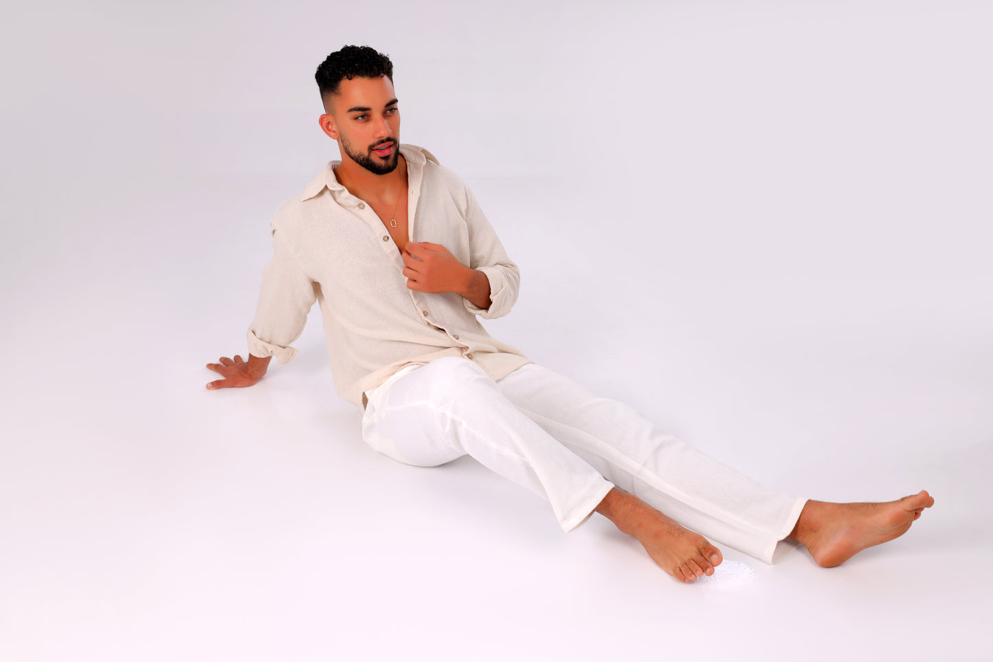 Island Flow Beige Shirt