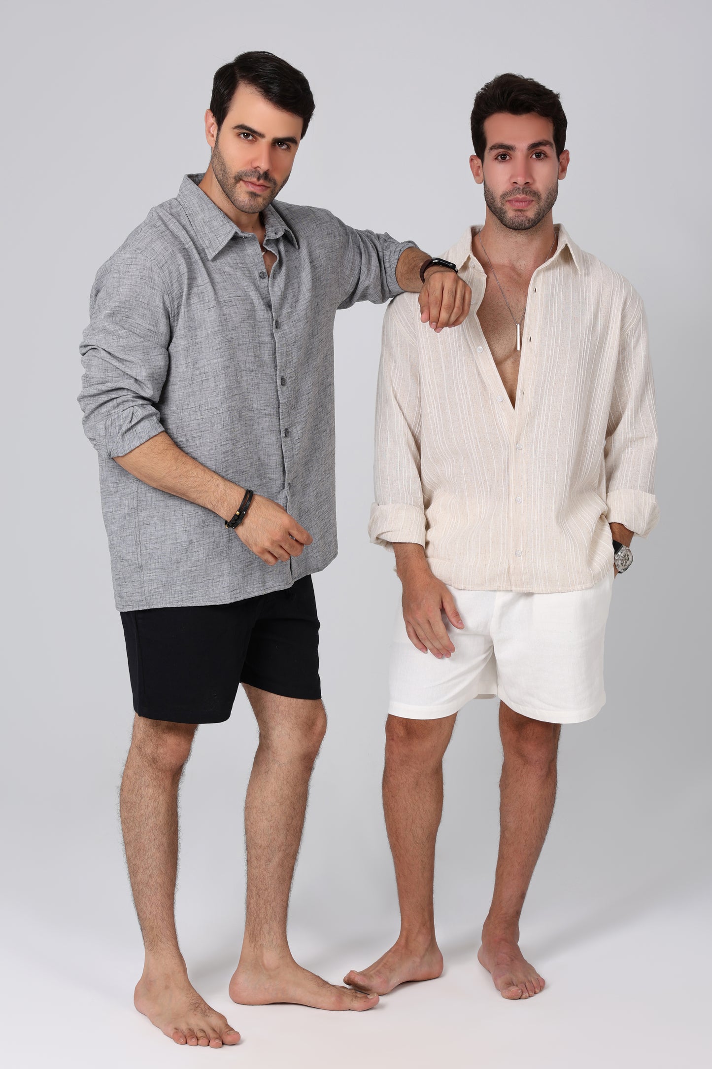 Seawind Grey Linen Shirt