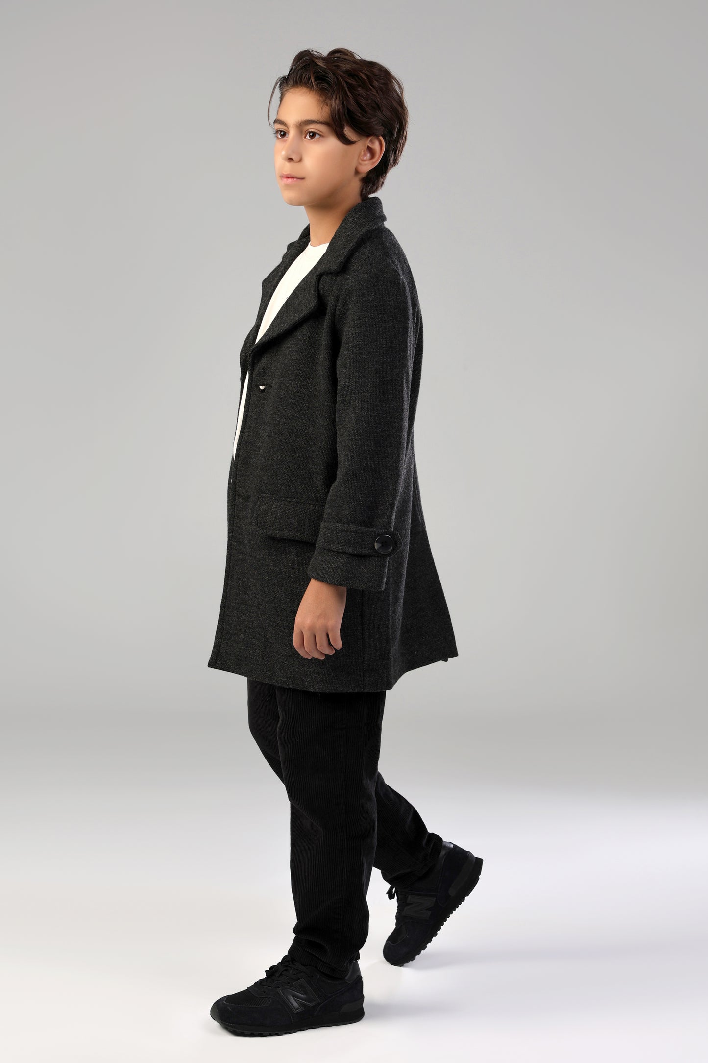 The Little Editor Coat - Grey (Boy)