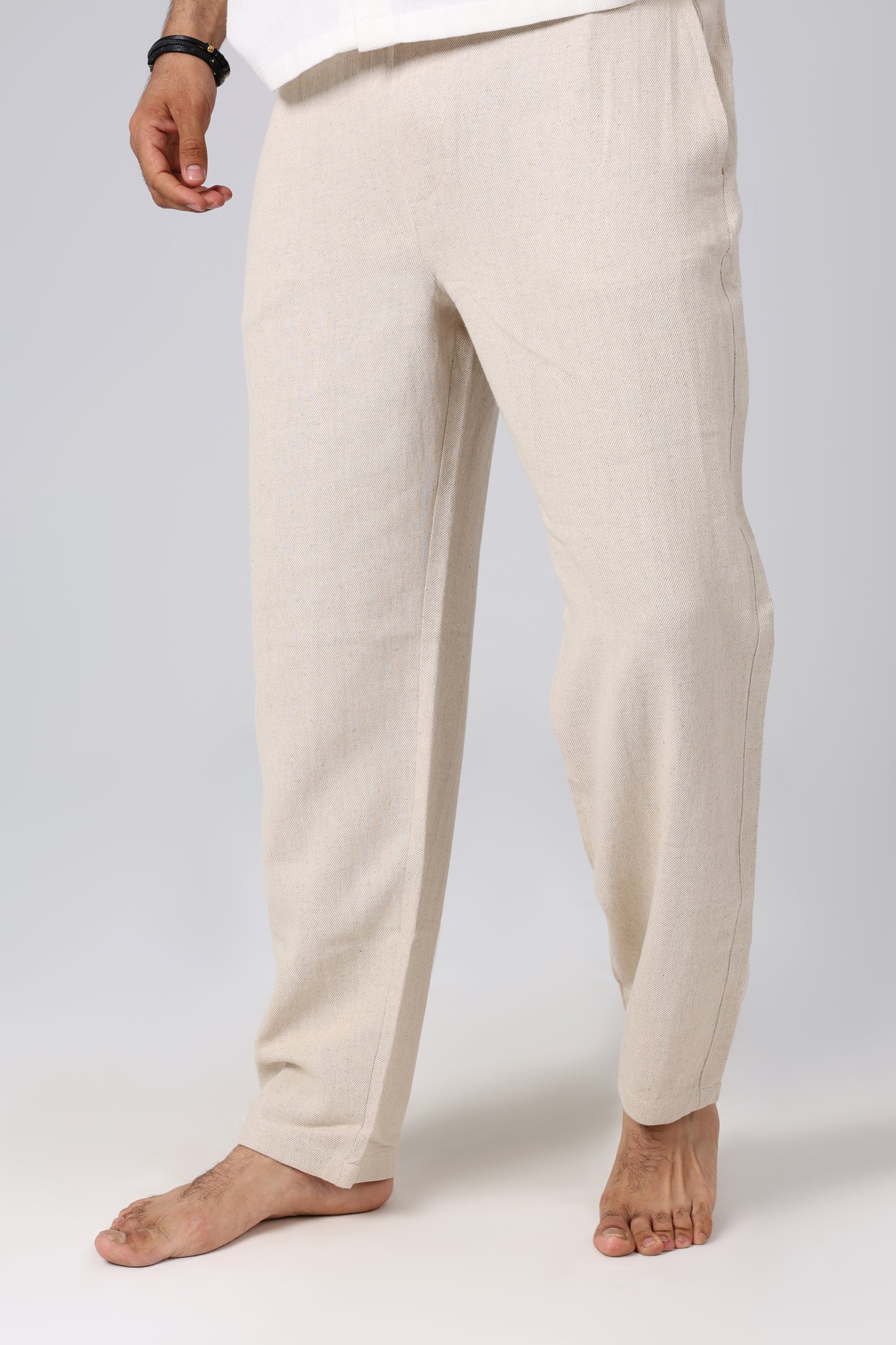 Laguna Beige Linen Pants