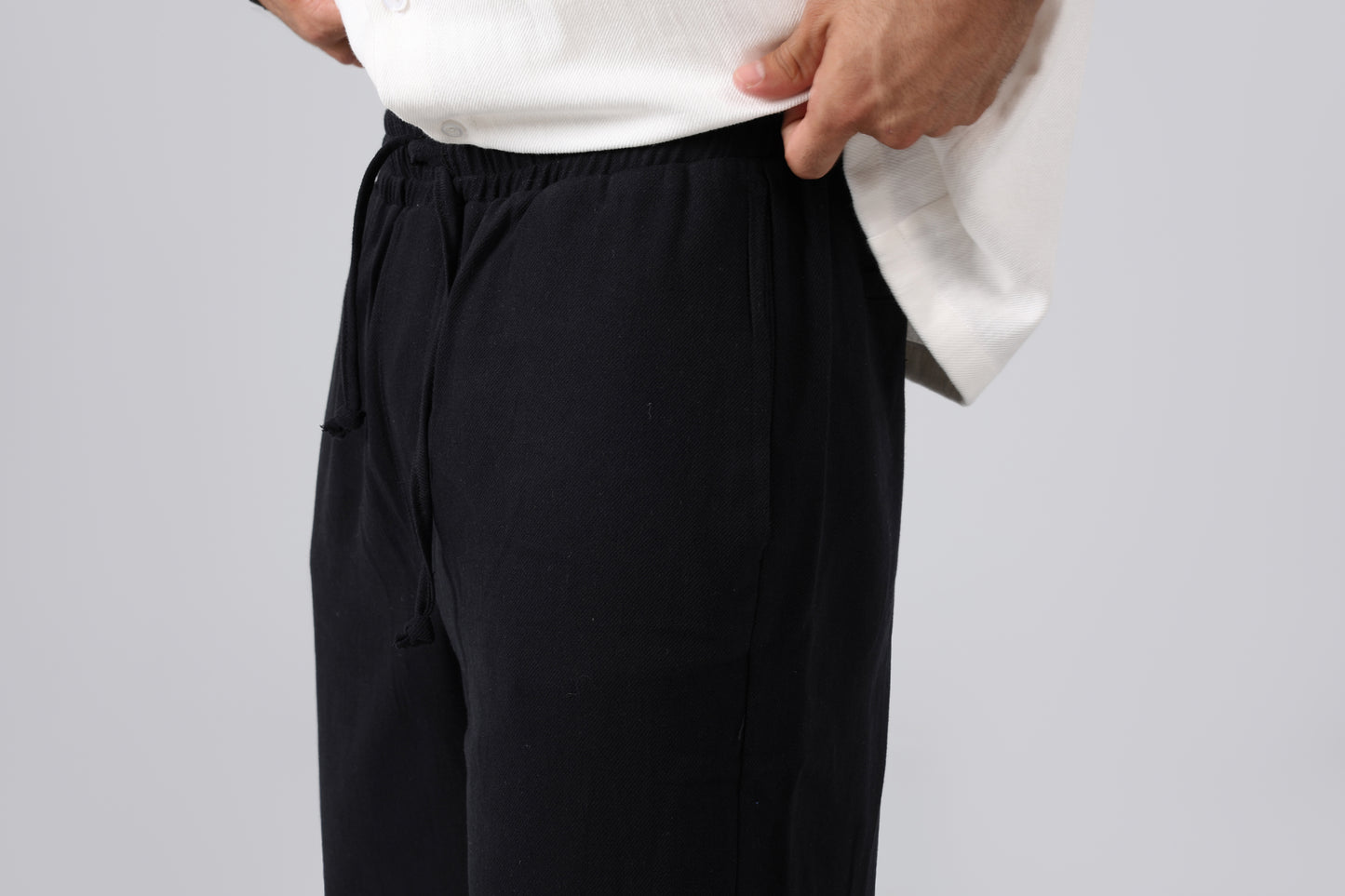 Laguna Black Linen Pants
