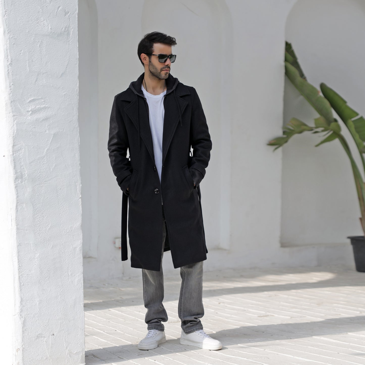 Black Woolen Coat