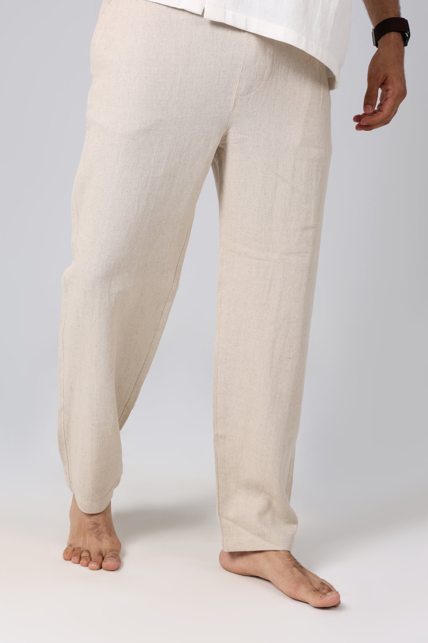 Laguna Beige Linen Pants