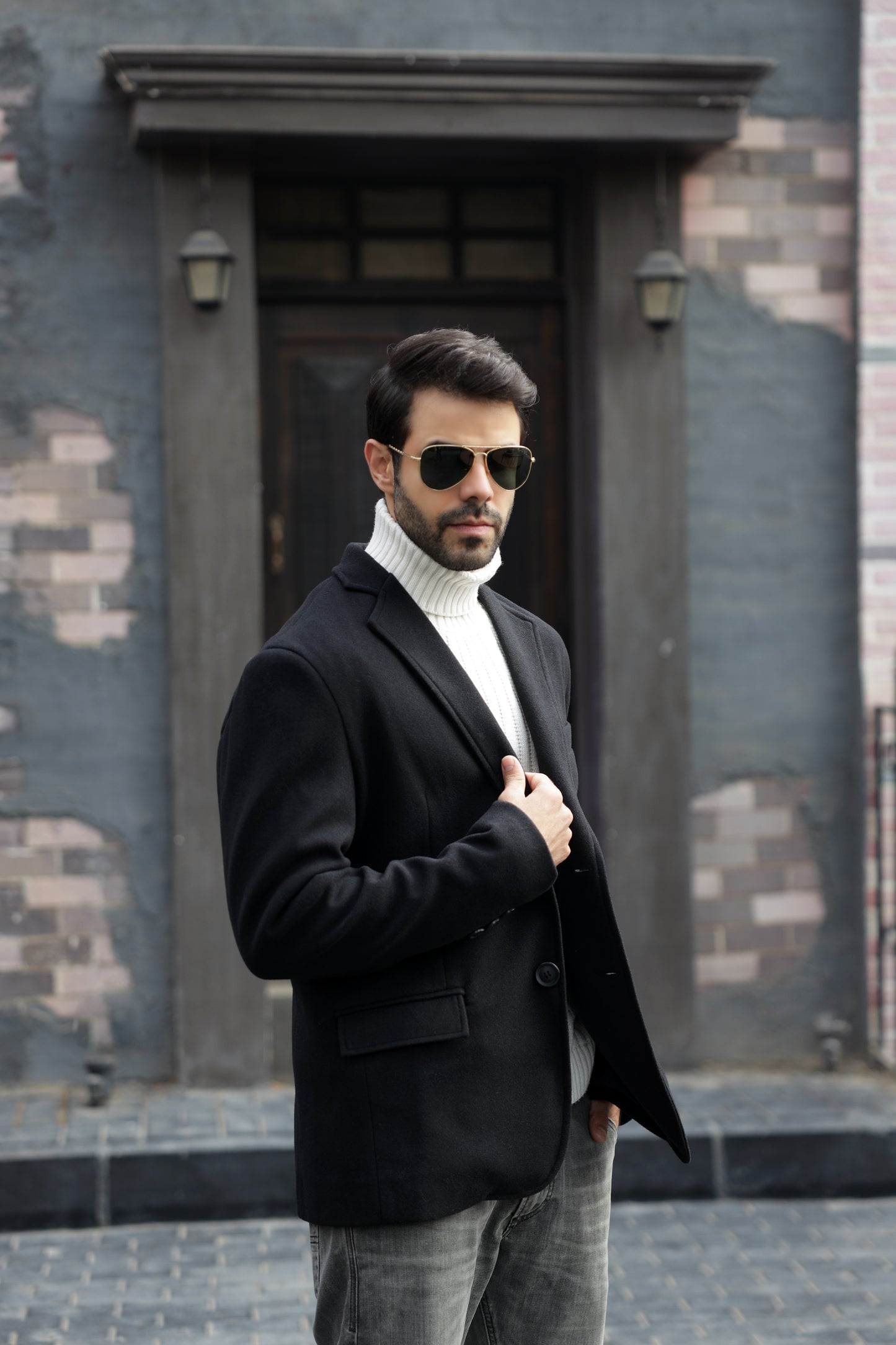 Black Woolen Blazer