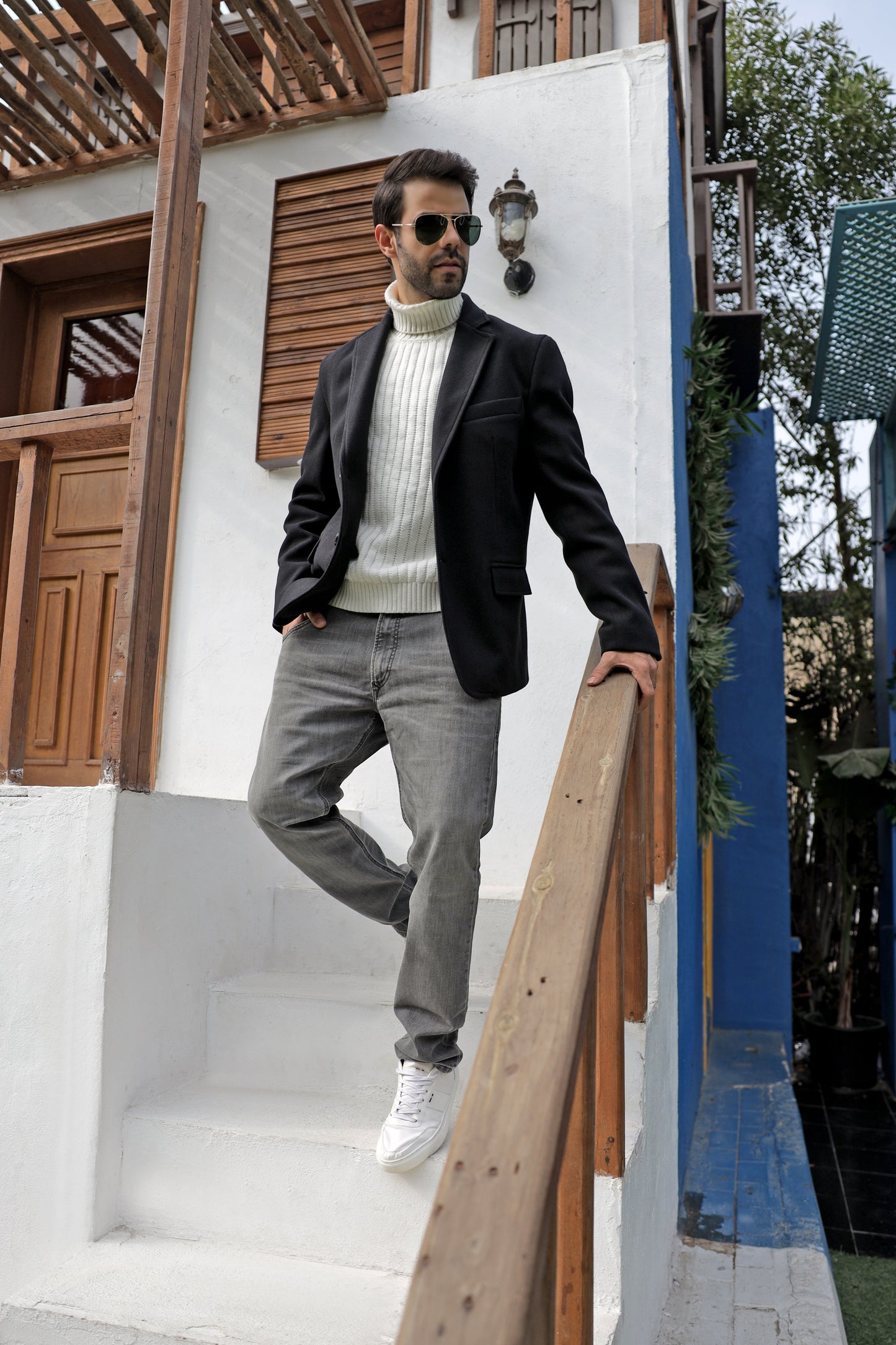 Black Woolen Blazer