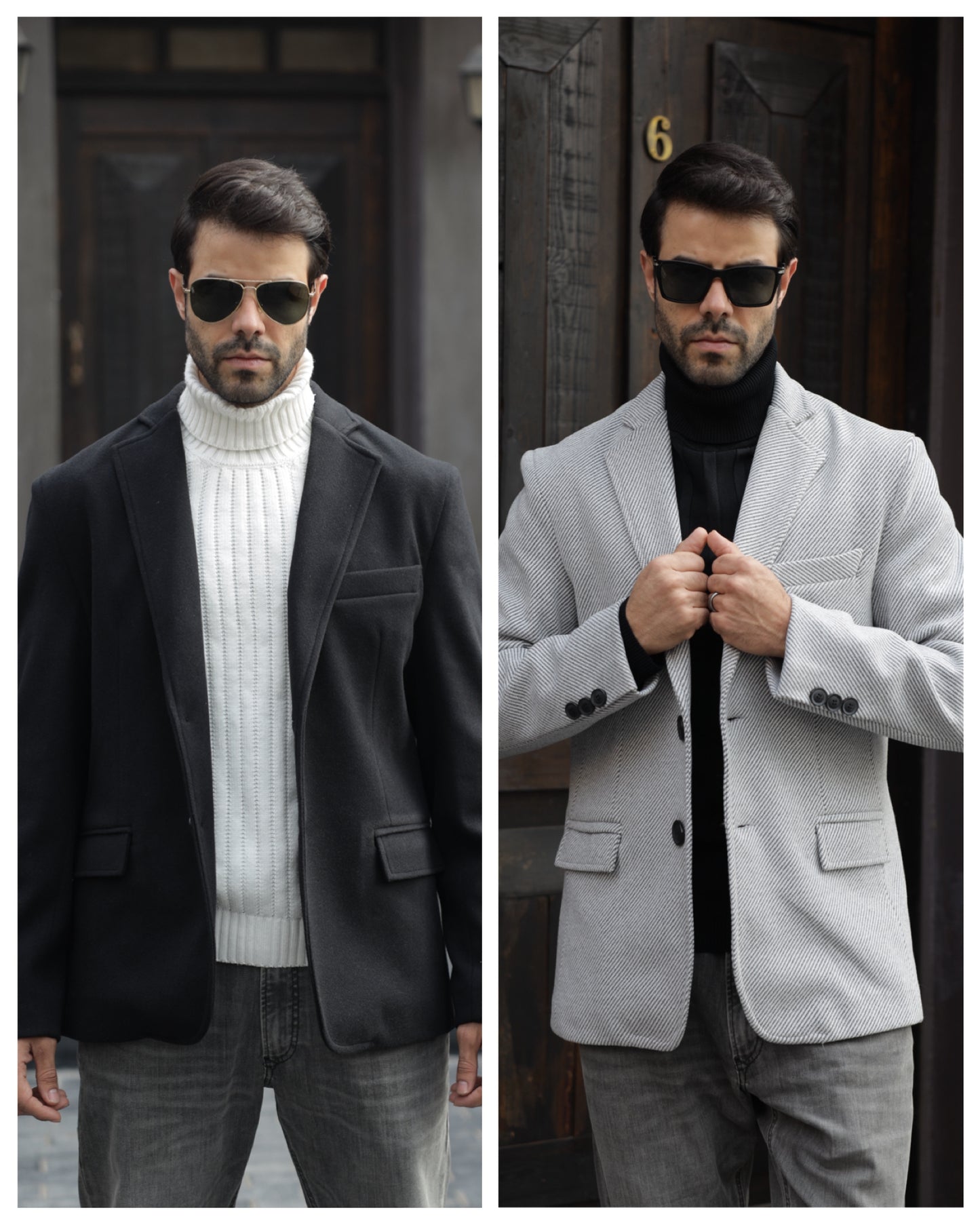 Grey Tweed Blazer