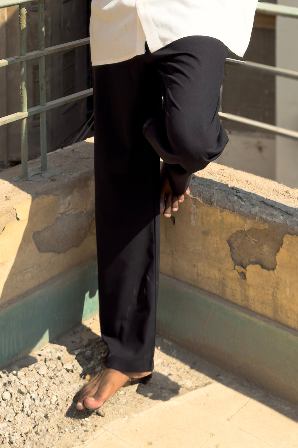 Black Tailored Comfort Pants