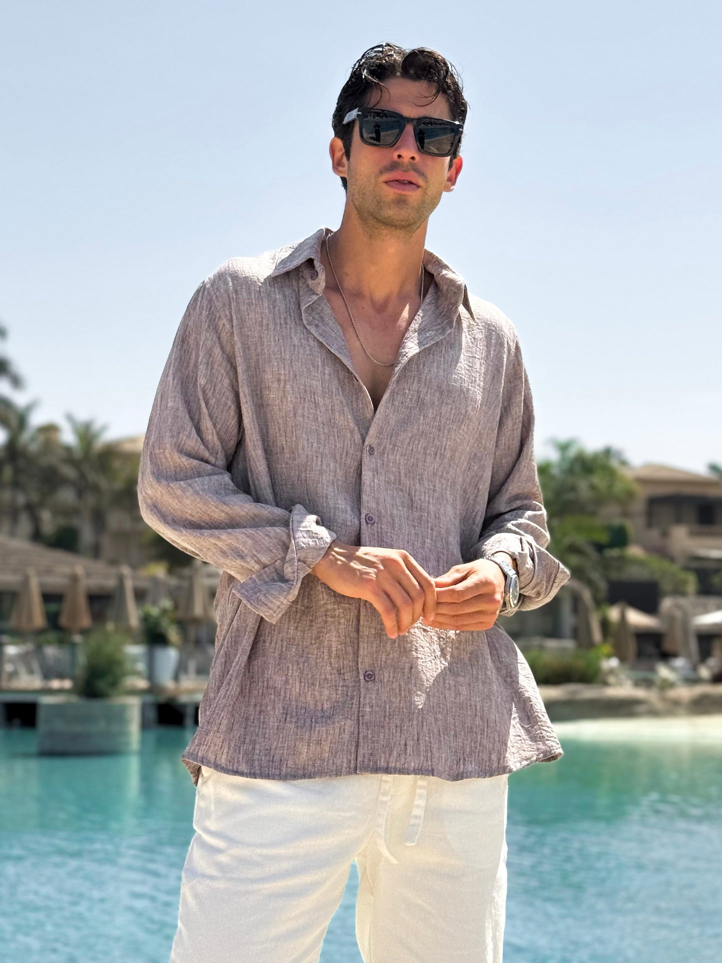 Riviera Shirt - Coffee