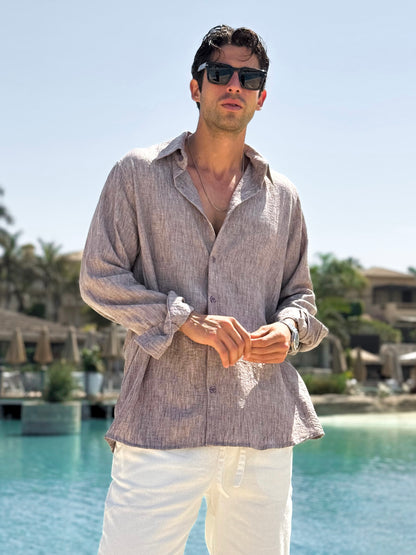 Riviera Shirt - Coffee