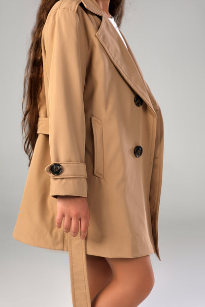 Secret Agent Trench - Khaki (Girl)