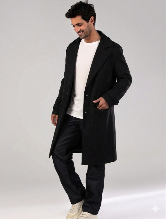 Midtown Classic Coat - Black
