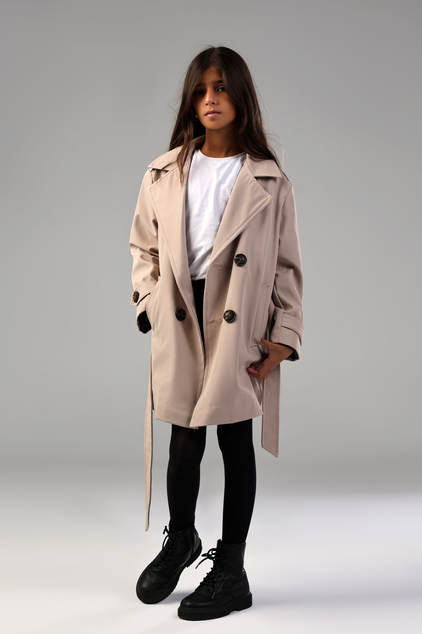 Secret Agent Trench - Beige (Girl)