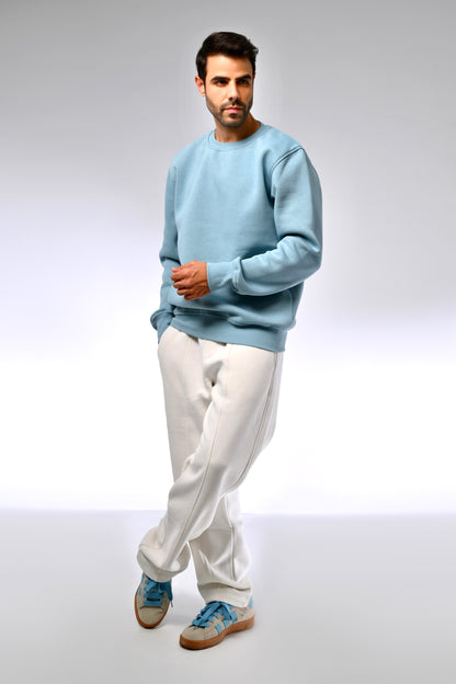 White Milton Sweatpants