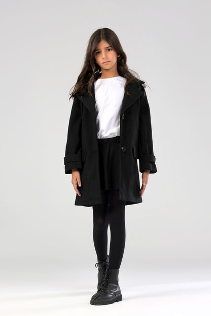 The Little Editor Coat - Black (Girl)