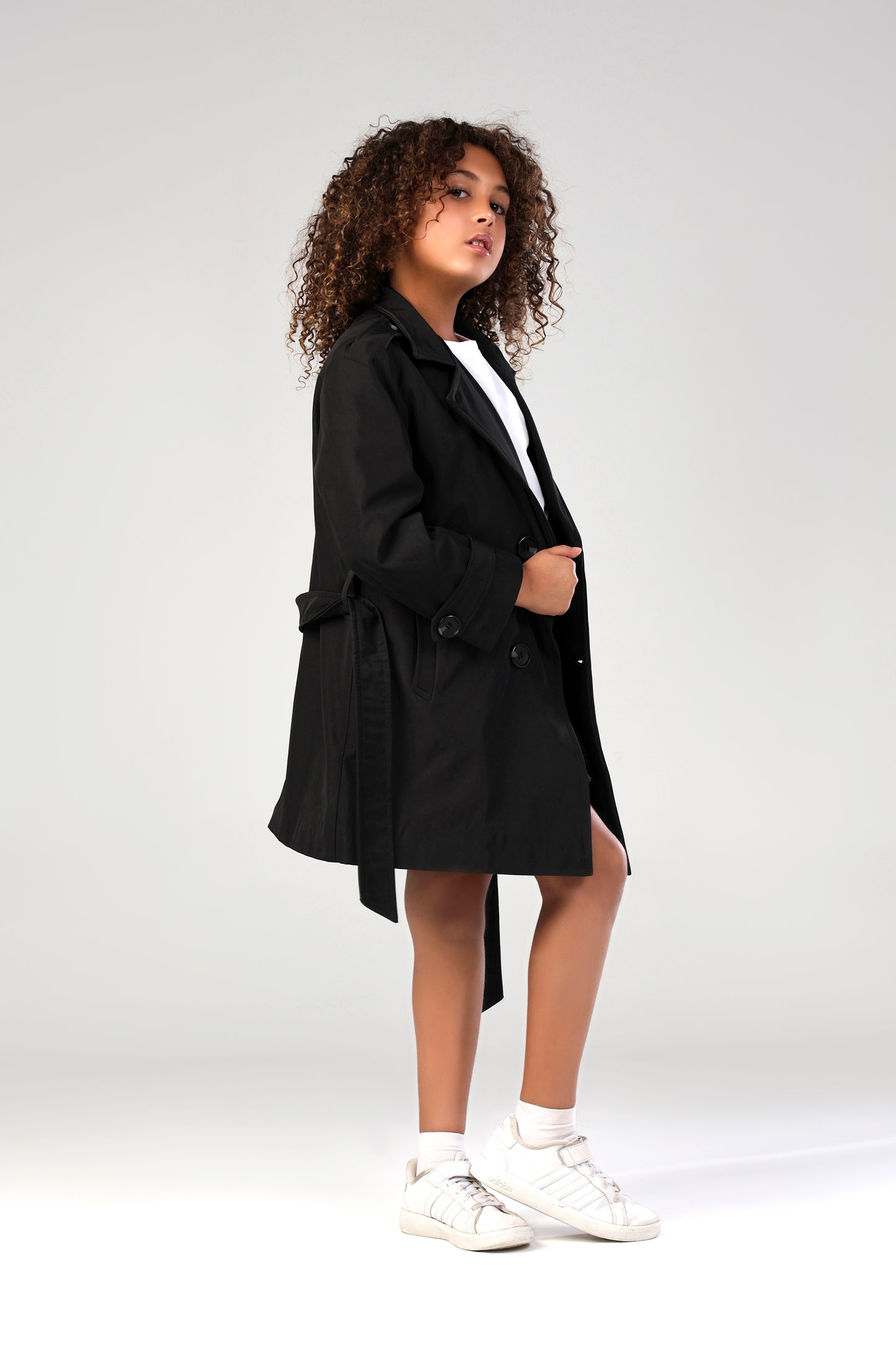 Secret Agent Trench - Black (Girl)