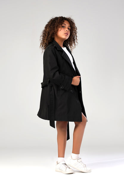 Secret Agent Trench - Black (Girl)