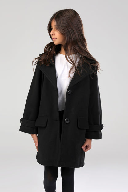 The Little Editor Coat - Black (Girl)