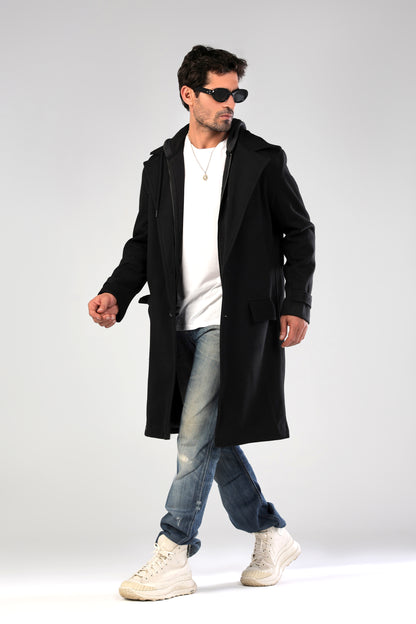 Midtown Classic Coat - Black