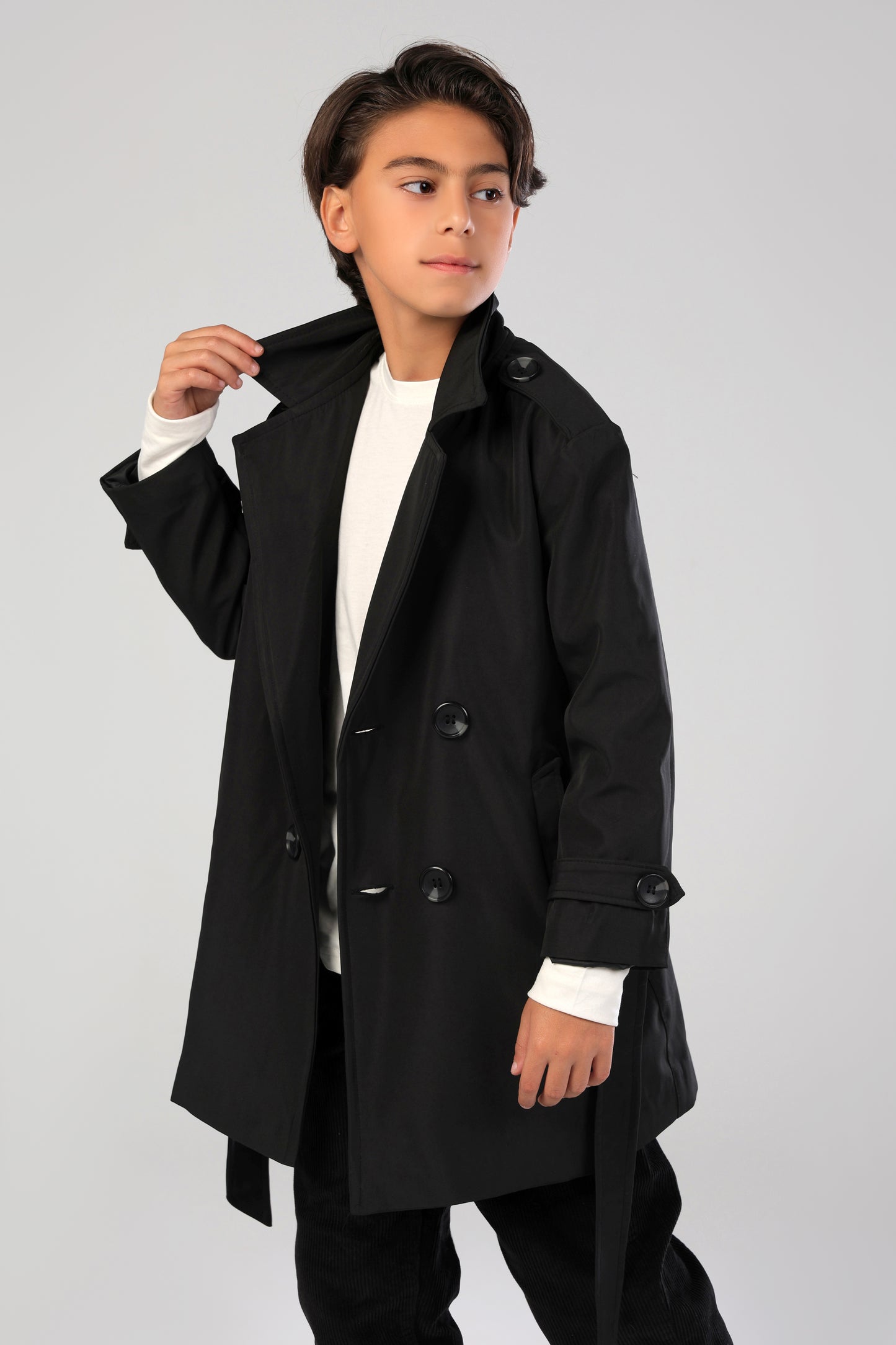 Secret Agent Trench - Black (Boy)