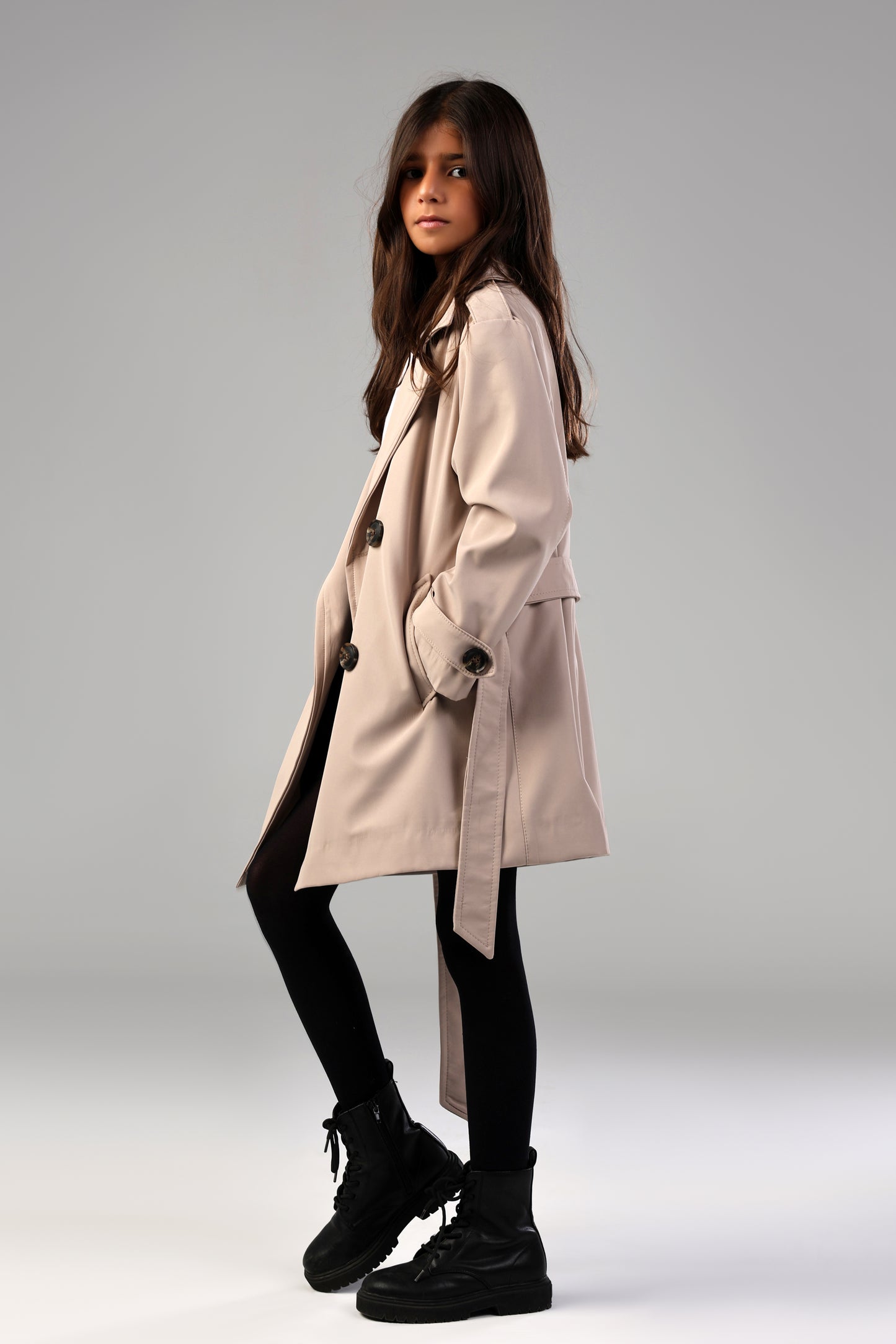 Secret Agent Trench - Beige (Girl)