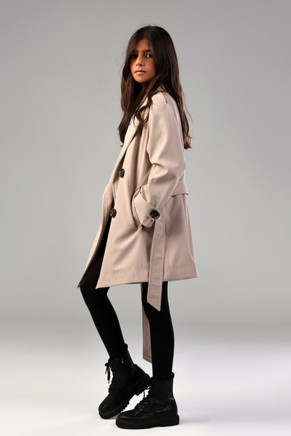 Secret Agent Trench - Beige (Girl)