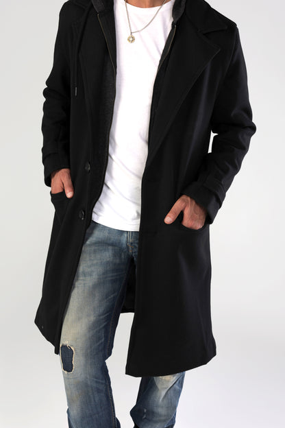 Midtown Classic Coat - Black