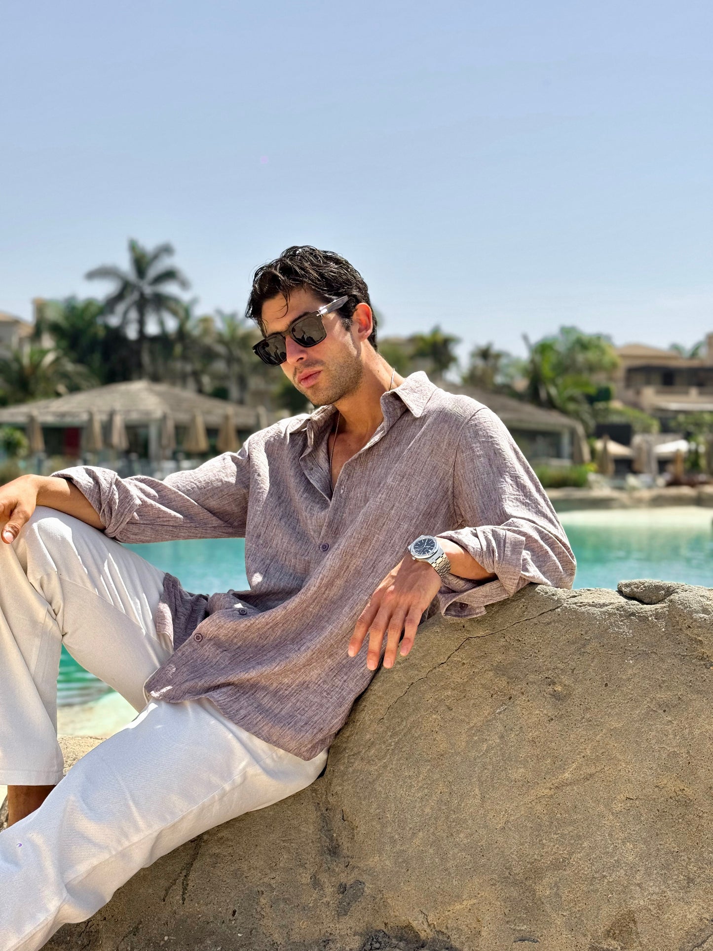 Riviera Shirt - Coffee