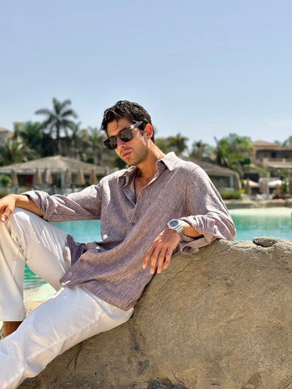 Riviera Shirt - Coffee