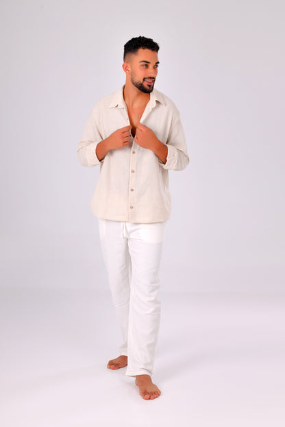 Island Flow Beige Shirt