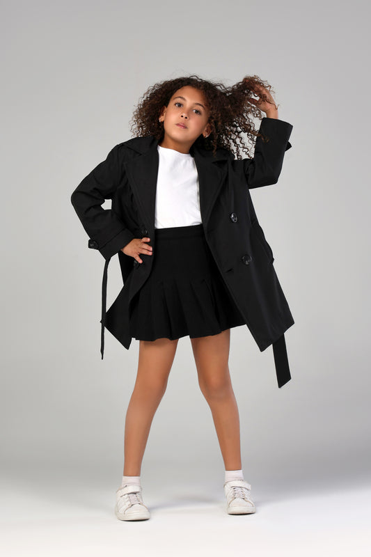 Secret Agent Trench - Black (Girl)