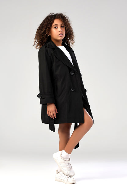 Secret Agent Trench - Black (Girl)