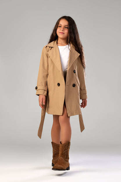 Secret Agent Trench - Khaki (Girl)