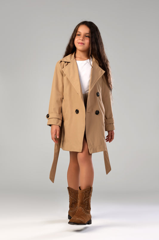 Secret Agent Trench - Khaki (Girl)
