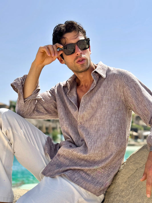 Riviera Shirt - Coffee