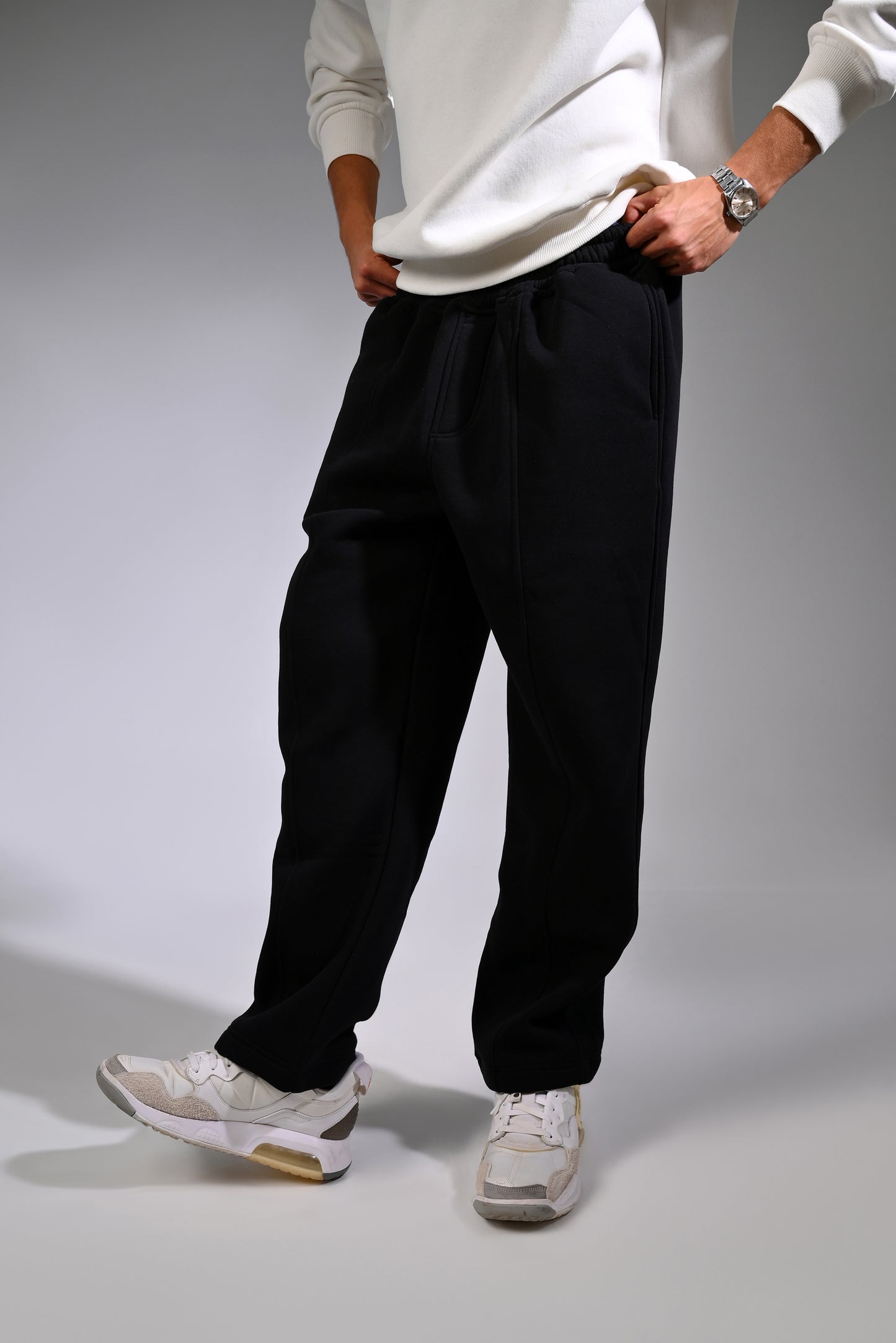 Black Milton Sweatpants